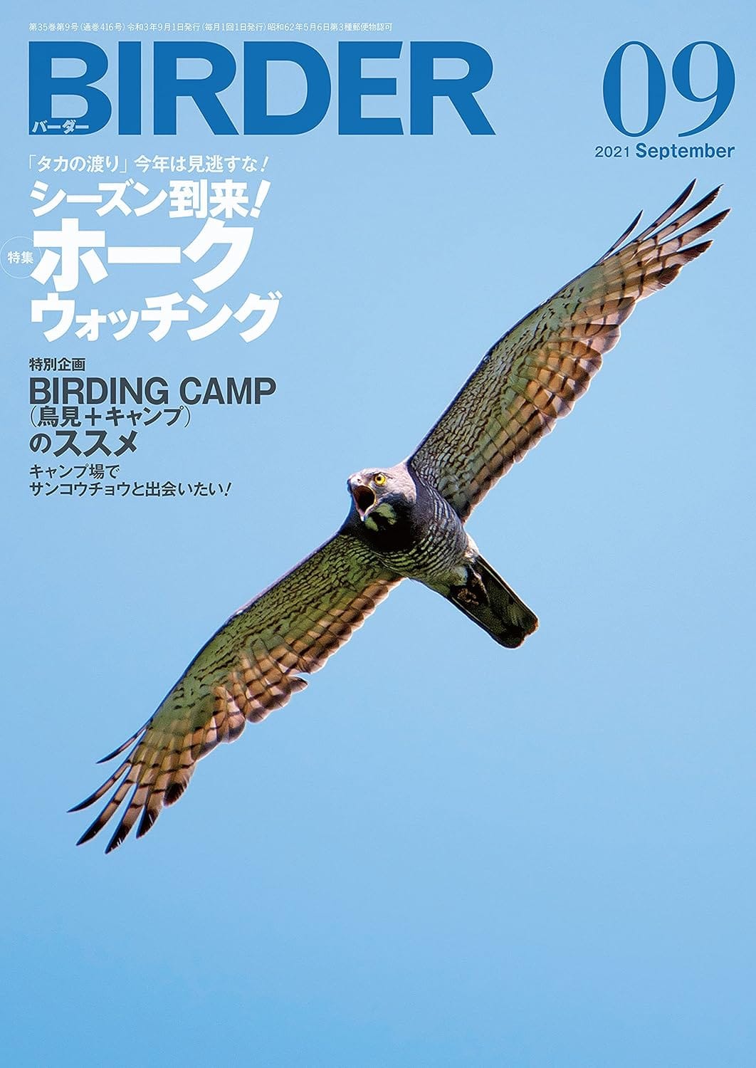 BIRDER（バーダー） 2021年9月号