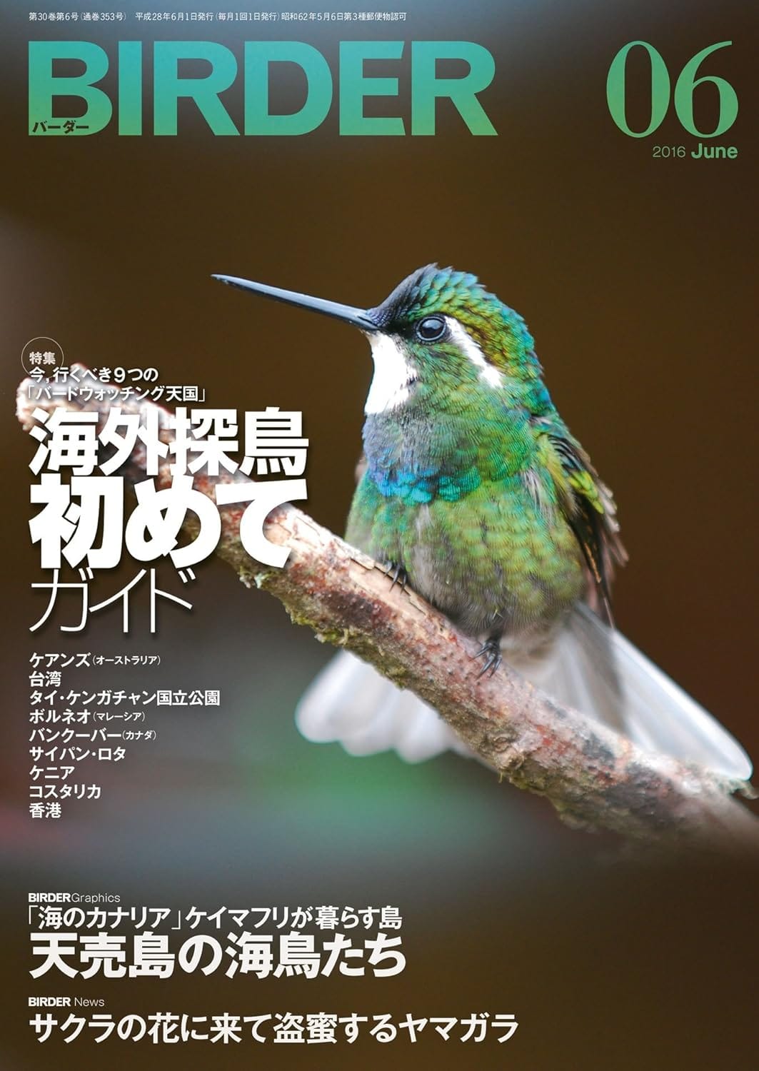 BIRDER（バーダー） 2016年6月号